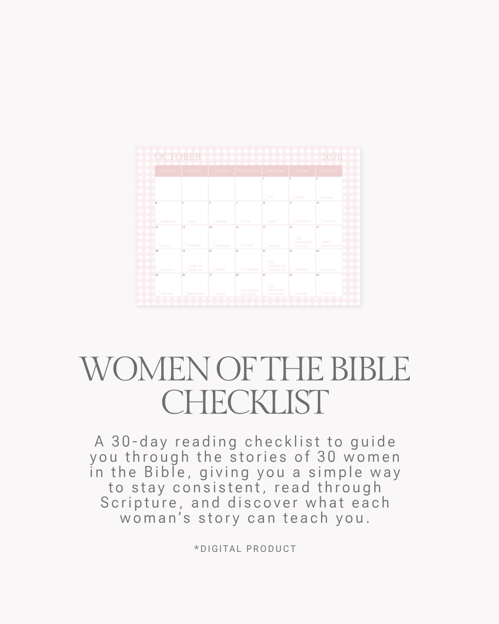 Love, Lolla Women of the Bible Digital Products