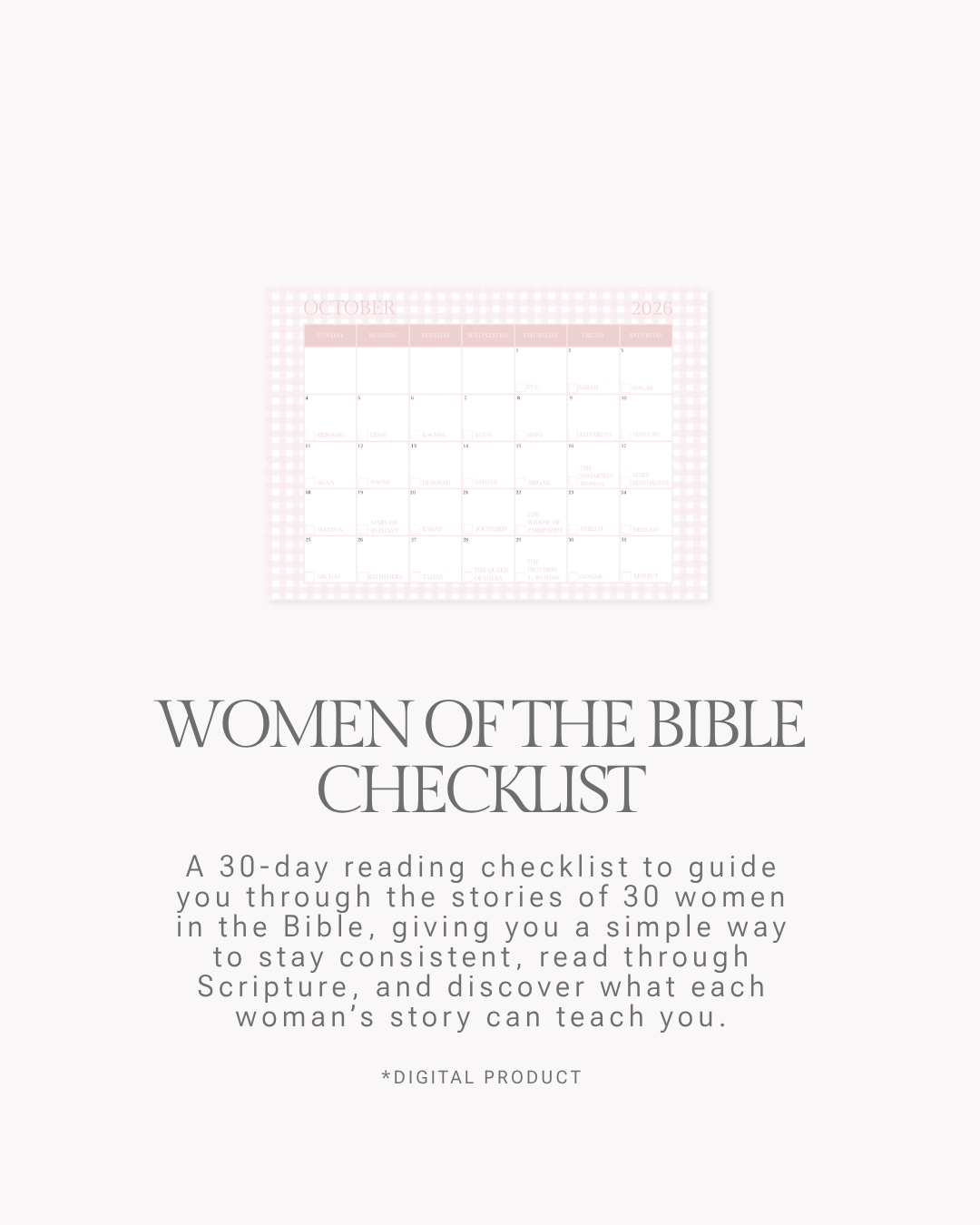 Love, Lolla Women of the Bible Digital Products