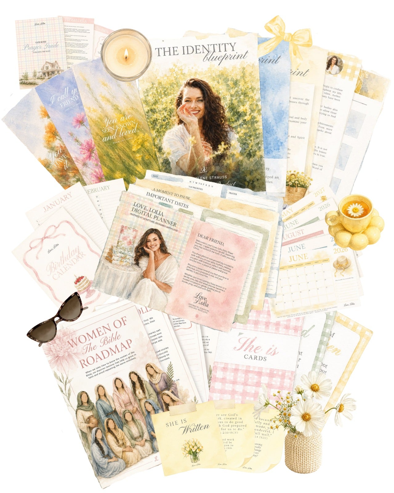 Love, Lolla Becoming Her Digital Planner Kit